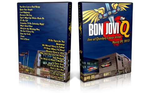 Artwork Cover of Bon Jovi 2013-03-09 DVD Cleveland Proshot