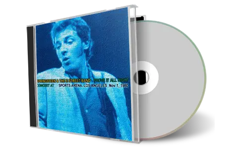 Artwork Cover of Bruce Springsteen 1980-11-01 CD Los Angeles Audience