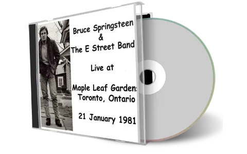 Artwork Cover of Bruce Springsteen 1981-01-21 CD Toronto Audience
