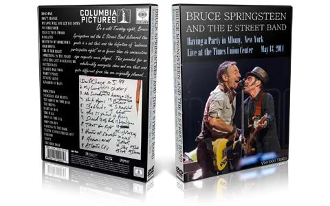 Artwork Cover of Bruce Springsteen 2014-05-13 DVD Albany Audience