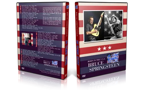 Artwork Cover of Bruce Springsteen Compilation DVD 30 Years Burning Down The Road Proshot