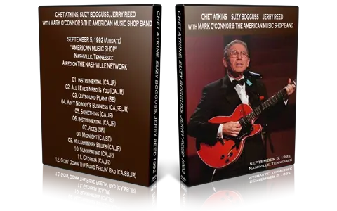 Artwork Cover of Chet Atkins Compilation DVD Nashville 1992 Proshot