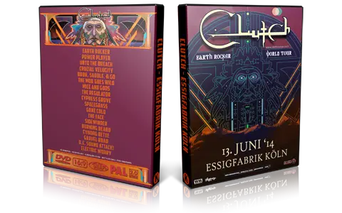 Artwork Cover of Clutch 2014-06-13 DVD Koln Proshot