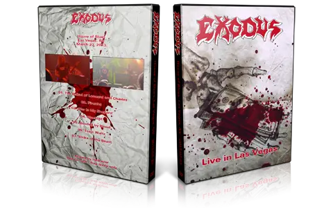 Artwork Cover of Exodus 2013-03-23 DVD Las Vegas Audience
