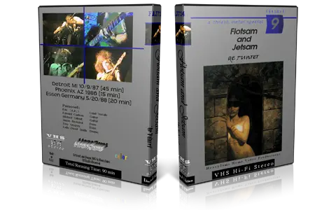 Artwork Cover of Flotsam And Jetsam 1987-10-09 DVD Various Audience