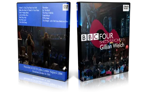 Artwork Cover of Gillian Welch 2004-08-02 DVD London Proshot