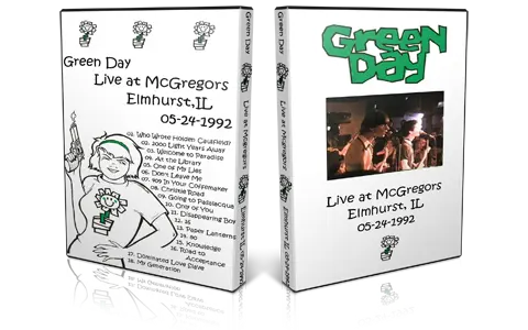 Artwork Cover of Green Day 1992-05-24 DVD Elmhurst Audience