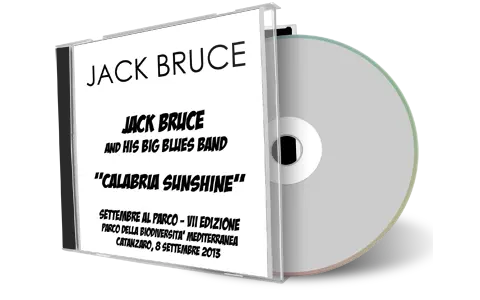 Artwork Cover of Jack Bruce 2013-09-09 CD Catanzaro Soundboard