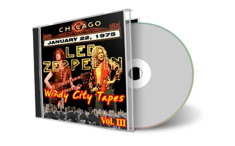 Artwork Cover of Led Zeppelin 1975-01-22 CD Chicago Audience