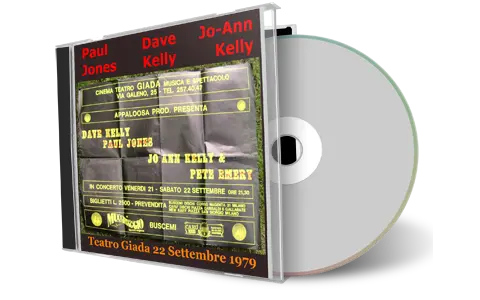 Artwork Cover of Paul Jones 1970-09-02 CD Milan Soundboard