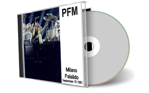 Artwork Cover of Premiata Forneria Marconi 1981-09-15 CD Milan Audience