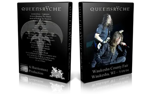 Artwork Cover of Queensryche 2014-07-19 DVD Waukesha Audience