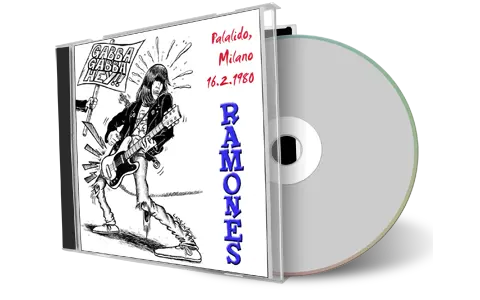 Artwork Cover of Ramones 1980-02-16 CD Milan Audience