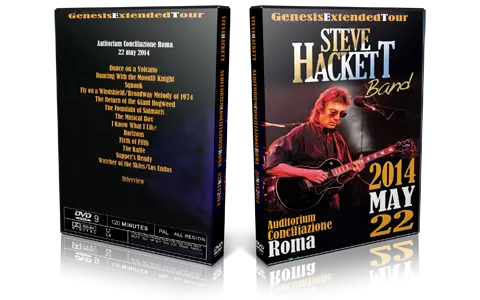 Artwork Cover of Steve Hackett 2014-05-22 DVD Rome Audience