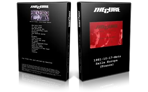 Artwork Cover of The Cure 1981-10-17 DVD Metz Audience