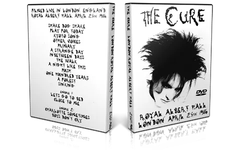 Artwork Cover of The Cure 1986-04-25 DVD London Audience