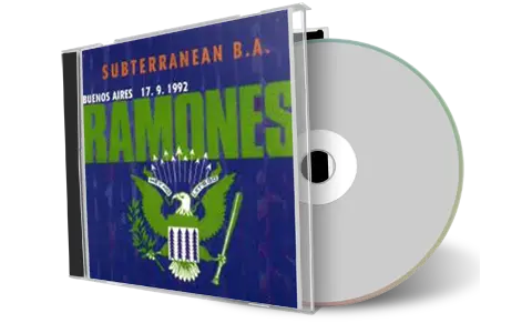 Artwork Cover of Ramones 1992-09-17 CD Unkown Location Audience