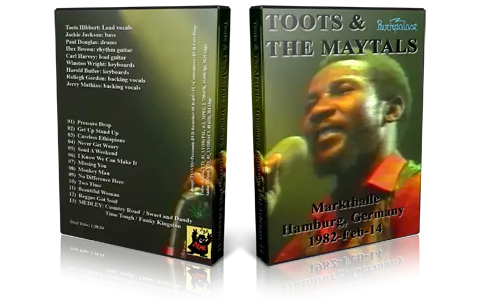 Artwork Cover of Toots and The Maytals 1982-02-14 DVD Hamburg Proshot