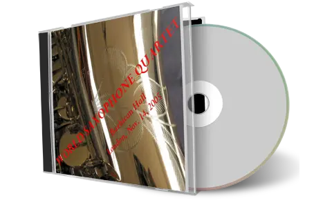 Artwork Cover of World Saxophone 2005-11-14 CD Barbican Hall Soundboard