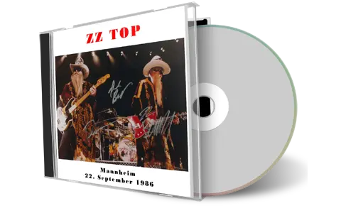 Artwork Cover of ZZ Top 1986-09-22 CD Mannheim Audience
