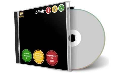 Artwork Cover of Blink 182 2002-06-15 CD Irvine Audience