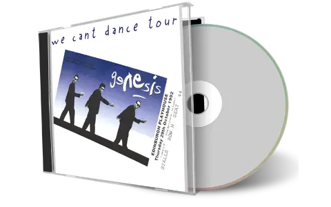 Artwork Cover of Genesis 1992-10-29 CD Edinburgh Audience