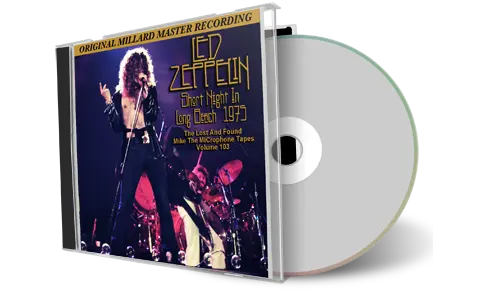Artwork Cover of Led Zeppelin 1975-03-12 CD Long Beach Audience