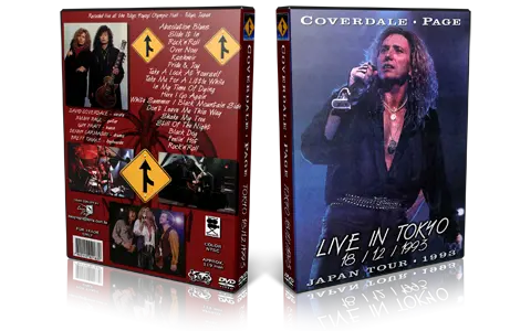 Artwork Cover of Coverdale And Page 1993-12-18 DVD Tokyo Audience