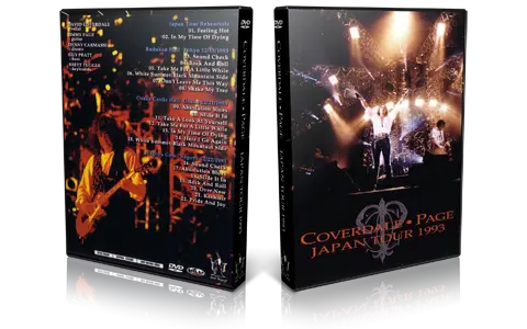 Artwork Cover of Coverdale And Page Compilation DVD Japan 1993 Audience