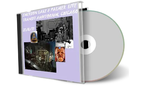 Artwork Cover of Elp 1971-08-21 CD Chicago Audience