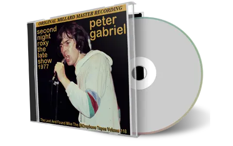 Artwork Cover of Peter Gabriel 1977-04-10 CD West Hollywood Audience