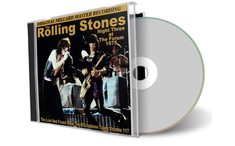 Artwork Cover of Rolling Stones 1975-07-11 CD Inglewood Audience