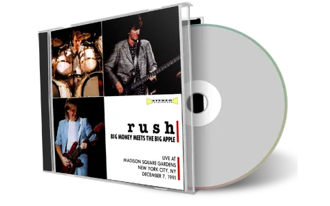 Artwork Cover of Rush 1991-12-07 CD New York City Soundboard