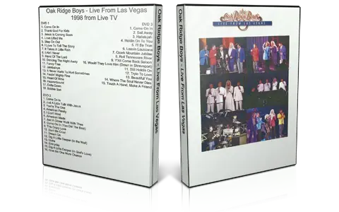 Artwork Cover of Oak Ridge Boys Compilation DVD Las Vegas 1997 Proshot