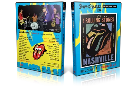 Artwork Cover of Rolling Stones 2021-10-09 DVD Nashville Audience