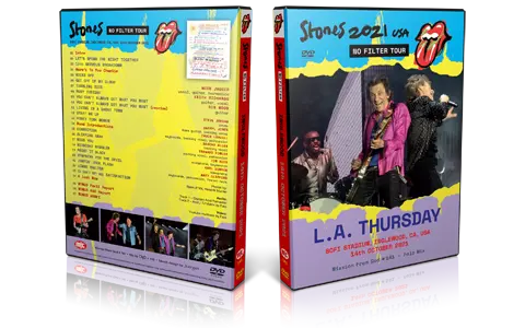 Artwork Cover of Rolling Stones 2021-10-14 DVD Inglewood Audience