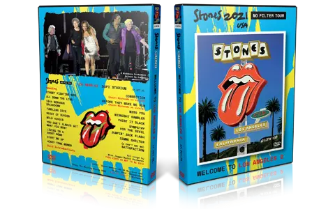 Artwork Cover of Rolling Stones 2021-10-17 DVD Los Angeles Audience