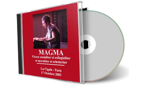 Artwork Cover of Magma 2003-10-17 CD Paris Audience