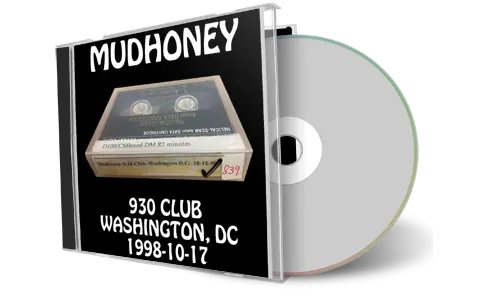 Artwork Cover of Mudhoney 1998-10-17 CD Washington Audience