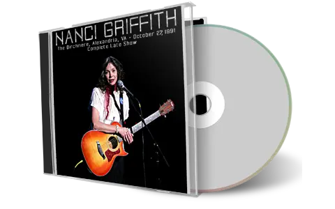 Artwork Cover of Nanci Griffith 1991-10-27 CD Alexandria Audience