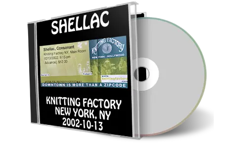 Artwork Cover of Shellac 2002-10-13 CD New York City Audience