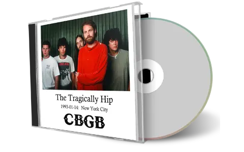 Artwork Cover of Tragically Hip 1993-01-21 CD New York City Soundboard