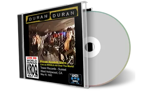 Artwork Cover of Duran Duran 1993-05-15 CD West Hollywood Soundboard