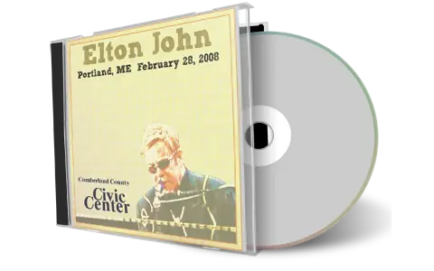 Artwork Cover of Elton John 2008-02-28 CD Portland Audience