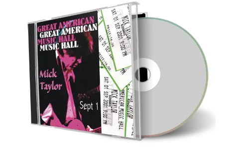 Artwork Cover of Mick Taylor 2001-10-01 CD San Francisco Audience