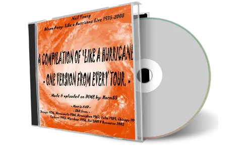 Artwork Cover of Neil Young Compilation CD Like A Hurricane Live 1975 2008 Audience