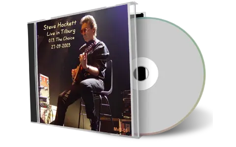Artwork Cover of Steve Hackett 2003-09-27 CD Tilburg Audience
