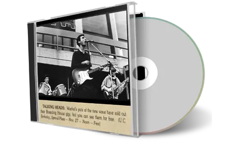 Artwork Cover of Talking Heads 1978-11-27 CD Berkeley Audience