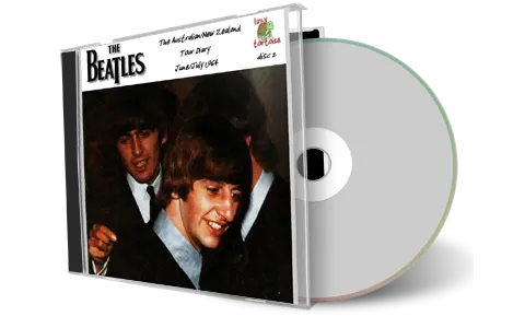 Artwork Cover of The Beatles Compilation CD Australian New Zealand Tour Diary 1964 Soundboard