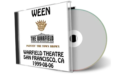 Artwork Cover of Ween 1999-08-06 CD San Francisco Audience